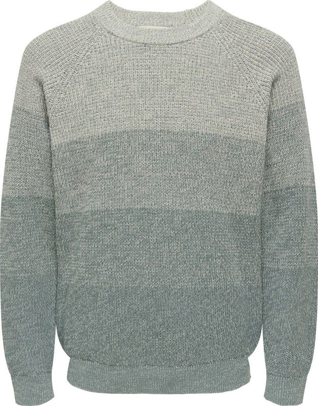 Only & Sons Trui 'ONSBIRK'  grijs / donkergrijs / grijs gemêleerd