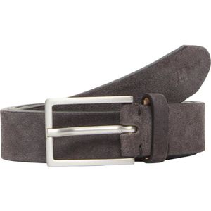 SELECTED HOMME leren riem SLHGERT antraciet