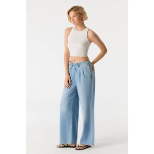 Cup of Joe Denim - Jasmin Jeans - Lichtblauw - Hoge Taille - 5-Pocket Ontwerp