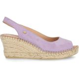 Fred de la Bretoniere Claire Beau suède espadrilles lila