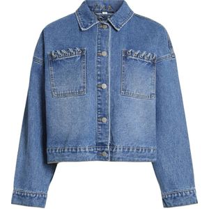 VILA denim spijkerjas medium blue denim