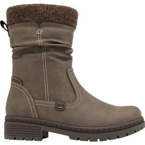 Easy Street comfort gevoerde halfhoge laarzen taupe