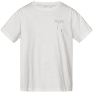 SisterS Point T-shirt PEIN wit/lichtblauw