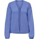 JDY vest blauw gebreid