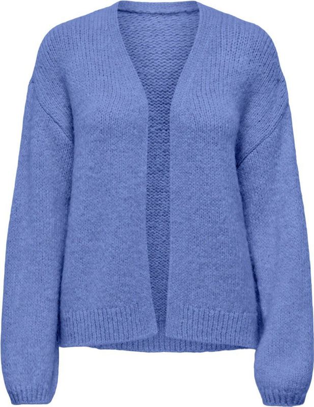 JDY vest blauw gebreid