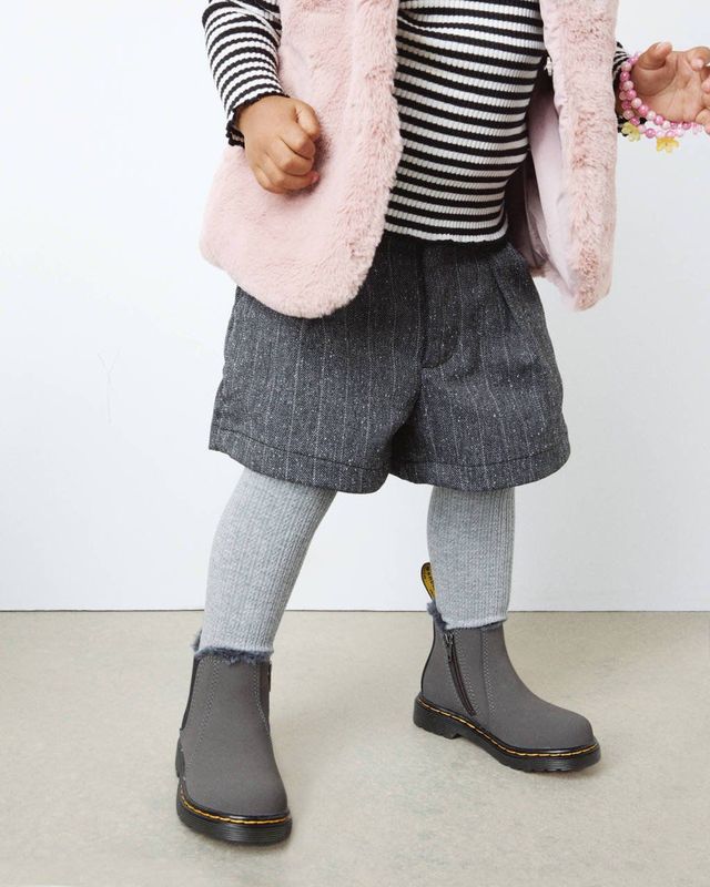 Dr. Martens - 2976 Leonore - Enkelboot - Zacht Suède - Imitatiebont Voering