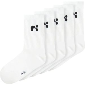 NAME IT KIDS sokken NKNLARIS - set van 5 wit