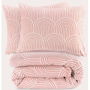 NOUS Living katoenen dekbedovertrek lits-jumeaux (240x220 cm)
