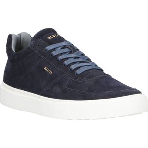 Blackstone Radley suède sneakers donkerblauw multi