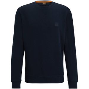 BOSS sweater met logo dark blue