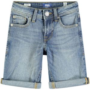 JACK & JONES regular fit denim bermuda JJRICK blue denim