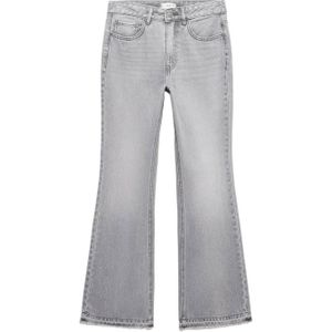 Mango Kids high waist flared jeans grey denim