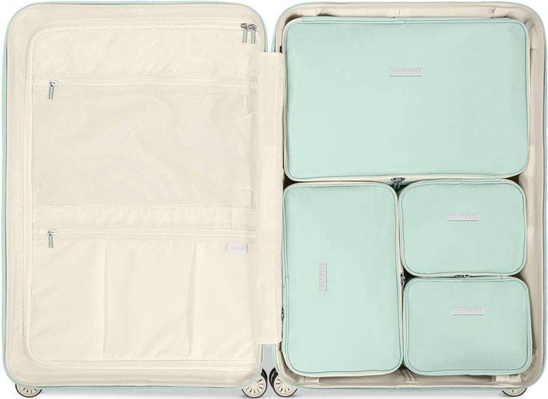 SUITSUIT packing cubes Fab Fifties 76 cm. - set van 4 Luminous Mint