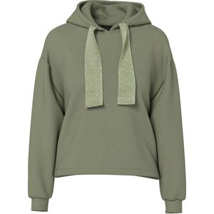 PIECES hoodie PCCHILLI olijfgroen