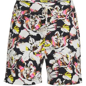 G-maxx high waist slim fit short Nadine van travelstof met all over print