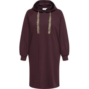 ONLY CARMAKOMA sweatjurk roodbruin