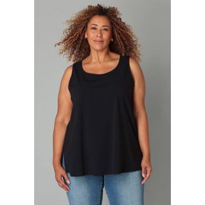 Colletta - Top - Zwart - Mouwloos - Ronde Hals