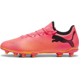 Puma Future 7 Play FG/AG Senior voetbalschoenen roze/oranje/zwart