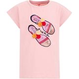 WE Fashion T-shirt met printopdruk roze