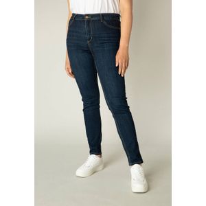 Base Level Curvy high waist skinny jeans Faya dark denim