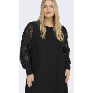 ONLY CARMAKOMA mini jurk zwart