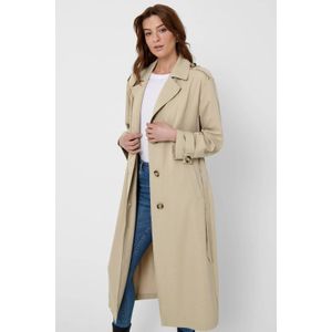 ONLY trenchcoat zomer ONLLINE met ceintuur zand