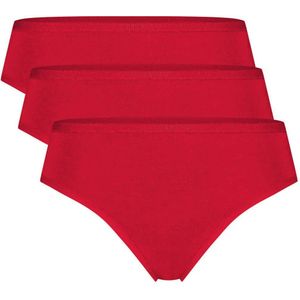 Bamboo Basics string Lola met bamboe (set van 3) rood