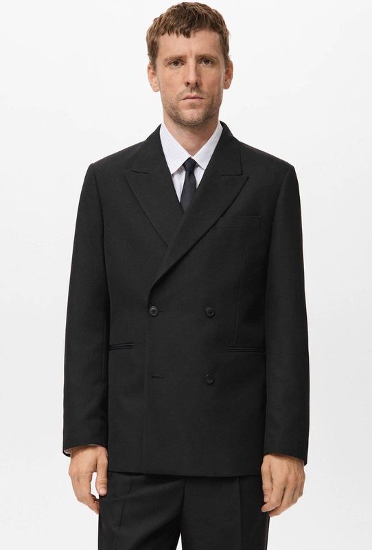 MANGO MAN Colbert 'Tuxon'  zwart