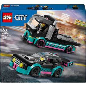 LEGO City Raceauto en transporttruck - 60406