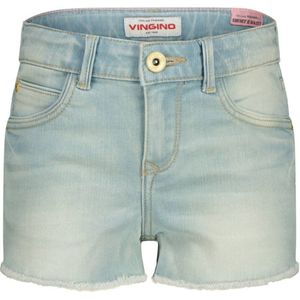 Vingino regular denim short light blue denim