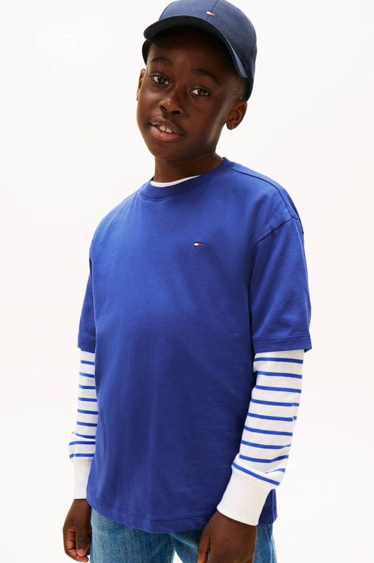 TOMMY HILFIGER Shirt 'ESSENTIAL'  blauw