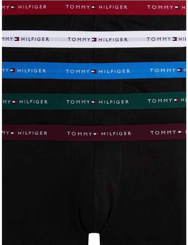 Tommy Hilfiger - Trunk Boxers - Rood - 5-Pack - Ondergoed
