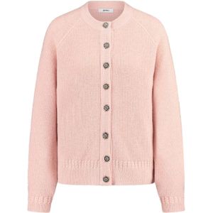 gardeur cardigan lichtroze gebreid