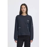 ICHI - IHMARROT - Sweater - Donkerblauw