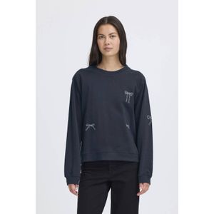 ICHI - IHMARROT - Sweater - Donkerblauw