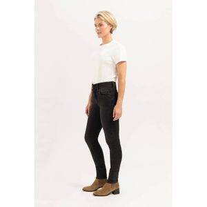 Florez high waist skinny jeans black denim