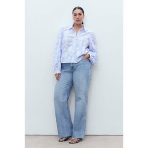 Mango blouse lichtblauw