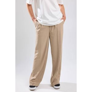 America Today wide leg broek beige