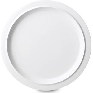 Mepal Basic plat bord (25 cm) (melamine) - Wit (24,8 cm)