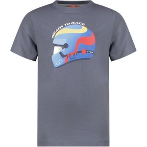 TYGO & vito T-shirt Wessel met printopdruk staalgrijs