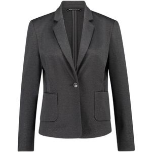 Expresso rechtvallende blazer zwart