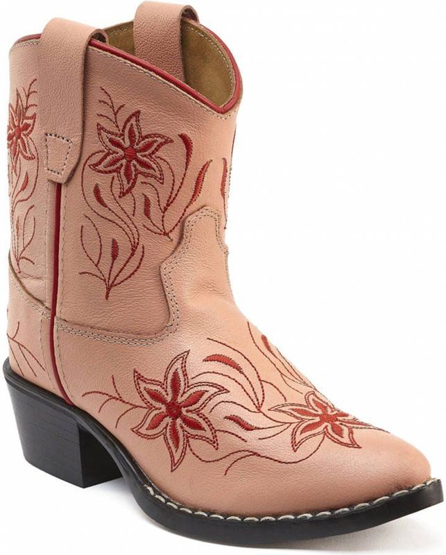 Bootstock - Dolly - Cowboylaarzen - Roze - Leer