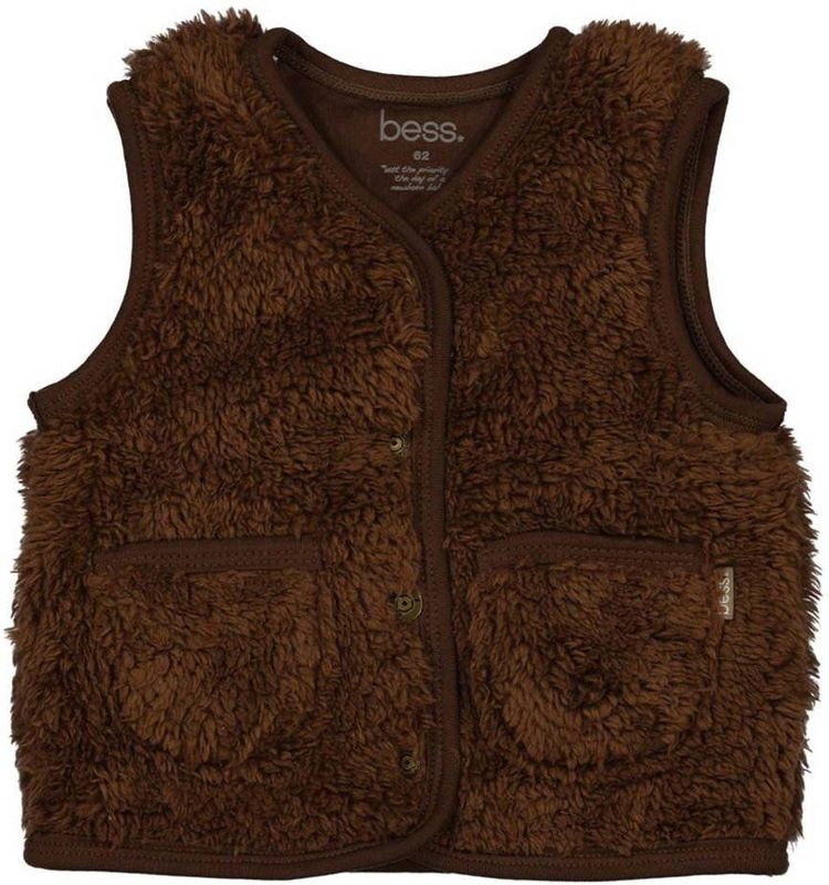 BESS - Bodywarmer - Bruin - Teddy