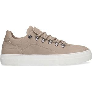 Manfield nubuck sneakers grijs