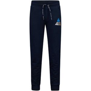 Retour Jeans slim fit joggingbroek Irwan met printopdruk donkerblauw