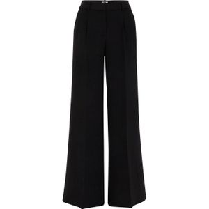 WE STUDIO high waist wide leg pantalon zwart