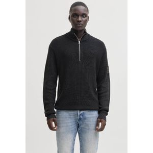 Jack & Jones - Jjedetroit Knit - Trui - Zwart - Half Zip