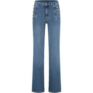Fifth House high waist flared jeans Brooklyn medium blue denim