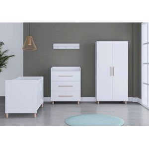 Cabino - Stockholm - Babykamer - Wit - 3-delig