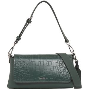 Calvin Klein crossbody tas CK Must donkergroen